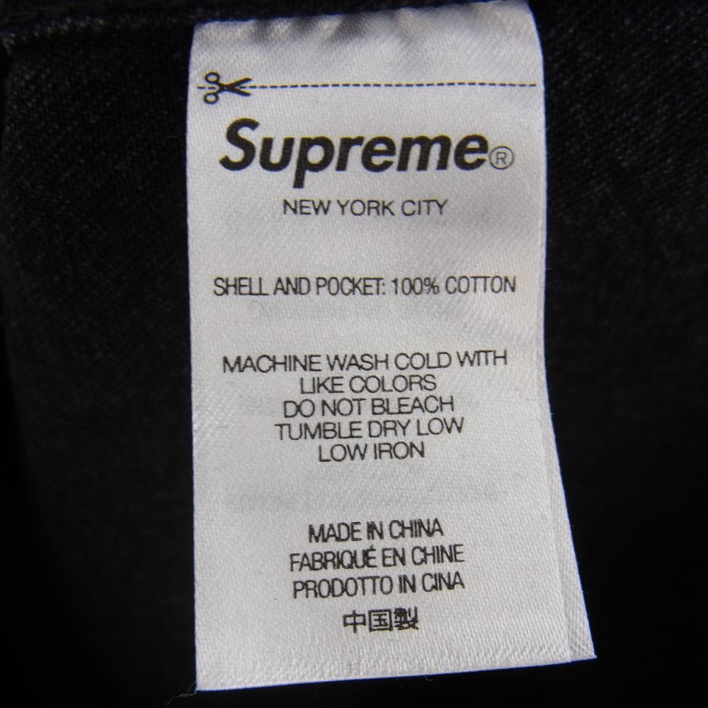 Supreme シュプリーム Denim Painter Shirt デニム ペインター 長袖 シャツ ブラック系 M【中古】