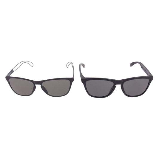 OAKLEY オークリー 0OO9245 FRAGMENT DESIGN フラグメントデザイン サングラス Frogskins TI Set オークリー フロッグスキン サングラス 2本セット ブラック系 グレー系【中古】