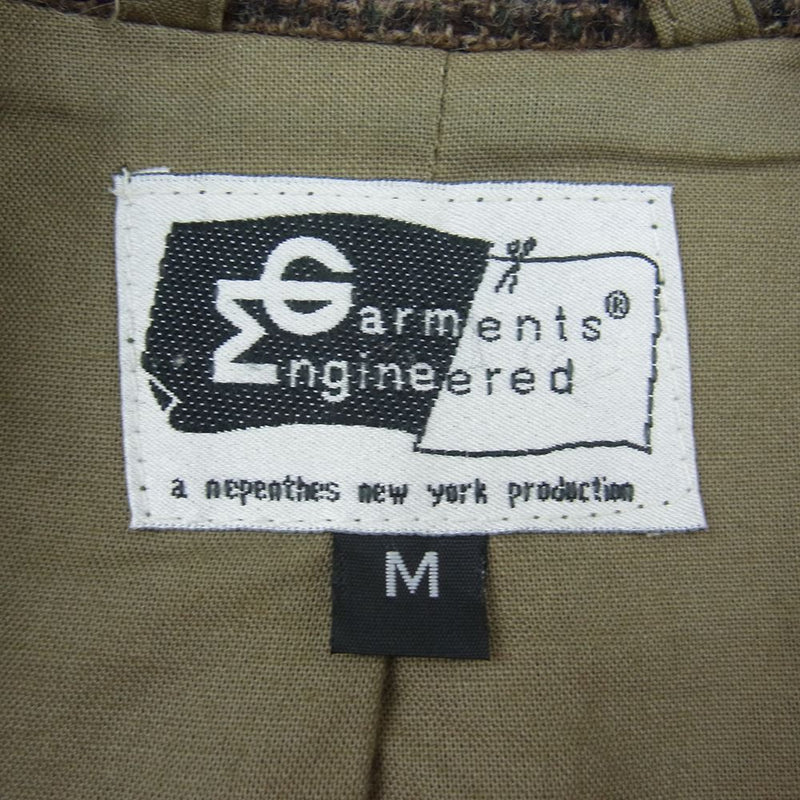 Engineered Garments エンジニアードガーメンツ ツイード ノーフォーク ジャケット ブラウン系 M【中古】