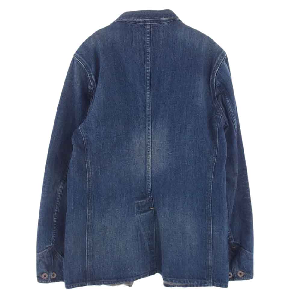 RRL ダブルアールエル ENIM COVERALL USED VINTAGE 加工 デニム カバーオール ジャケット インディゴブルー系 S【中古】