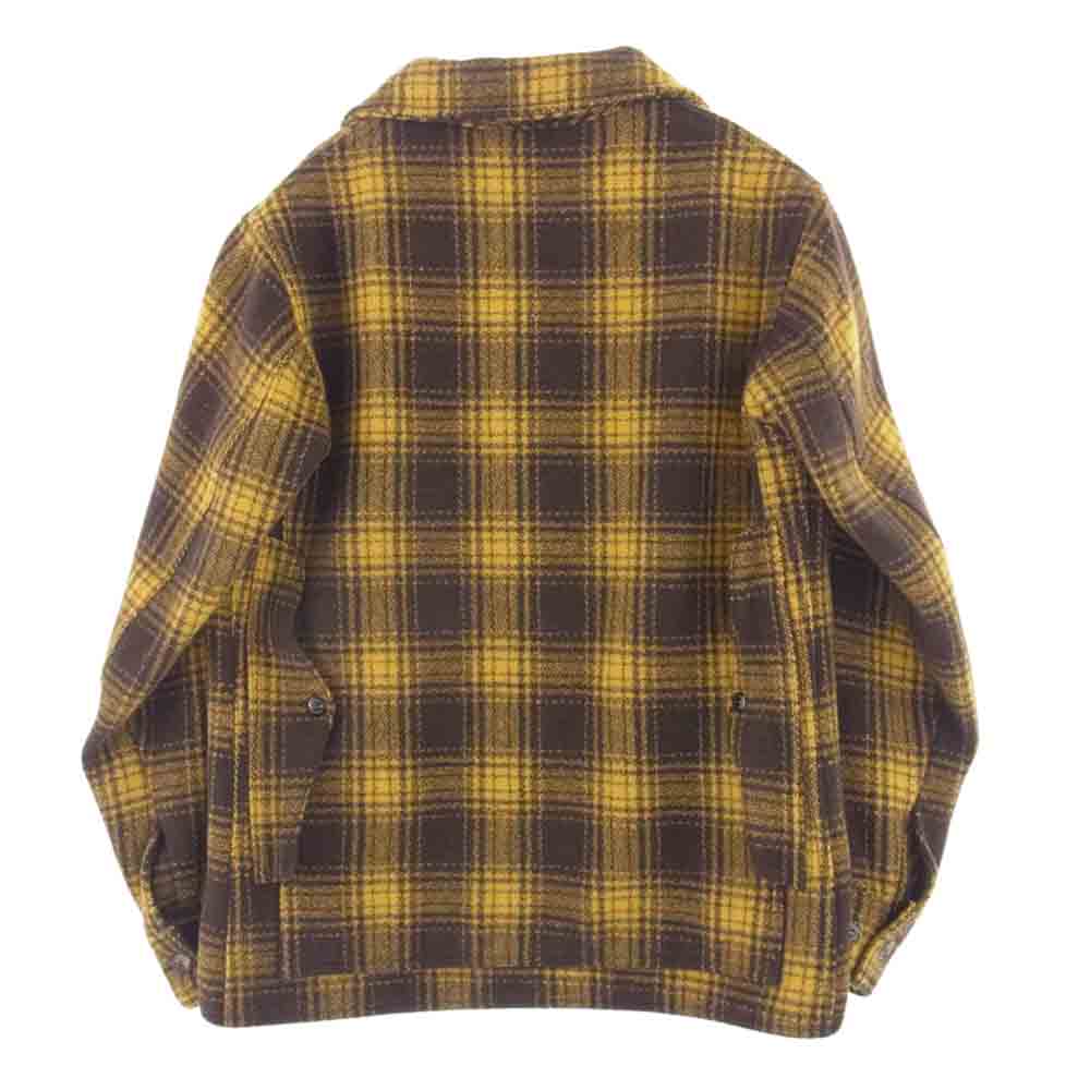 FILSON フィルソン 9910 ITALY BLACK LABEL イタリア製 MACKINAW CRUISER JACKET  マッキーノ クルーザー ジャケット ブラウン系 イエロー系 40【中古】