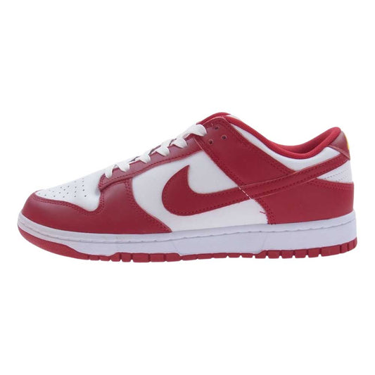 NIKE ナイキ DD1391-602 Dunk Low Gym Red ダンク ロー ジムレッド スニーカー ホワイト系 レッド系 27cm【極上美品】【中古】