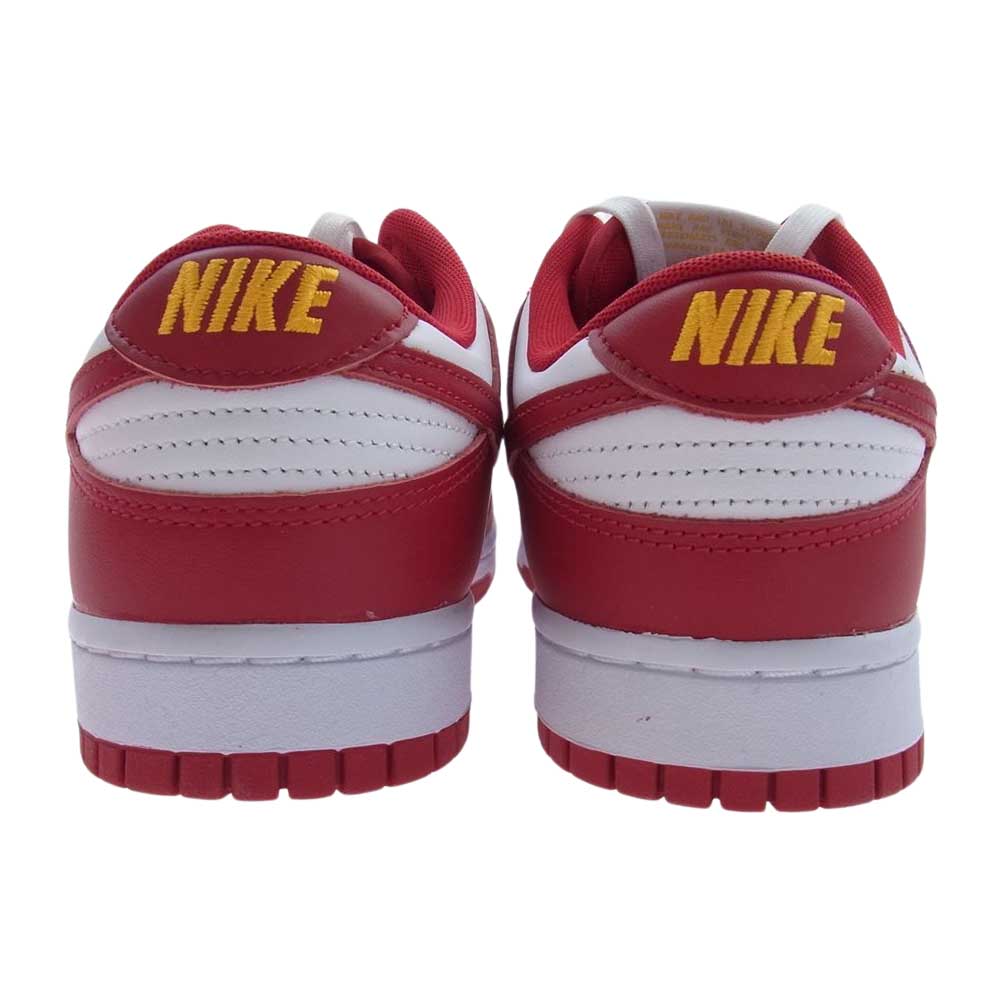 NIKE ナイキ DD1391-602 Dunk Low Gym Red ダンク ロー ジムレッド スニーカー ホワイト系 レッド系 27cm【極上美品】【中古】