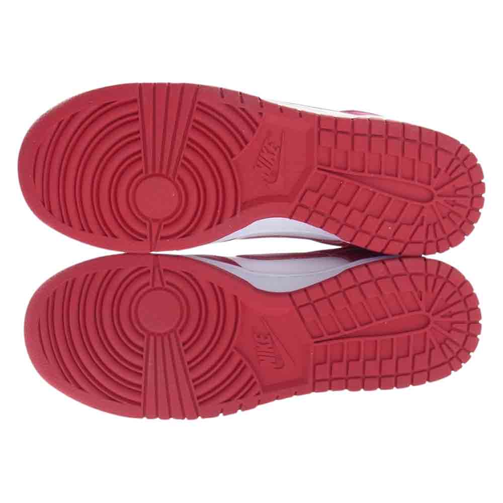 NIKE ナイキ DD1391-602 Dunk Low Gym Red ダンク ロー ジムレッド スニーカー ホワイト系 レッド系 27cm【極上美品】【中古】
