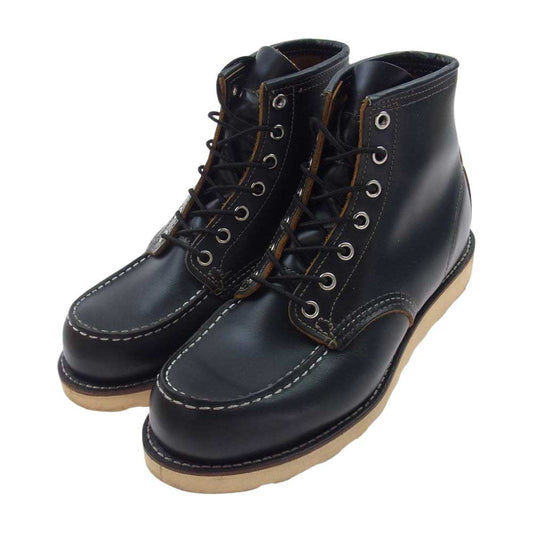 RED WING レッドウィング 9874 IRISH SETTER 6 MOC アイリッシュセッター 6インチ モック ブーツ ブラック系 24.5ｃｍ【中古】