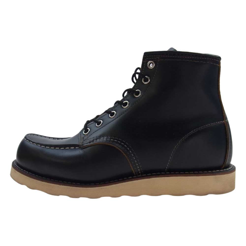 RED WING レッドウィング 9874 IRISH SETTER 6 MOC アイリッシュセッター 6インチ モック ブーツ ブラック系 24.5ｃｍ【中古】
