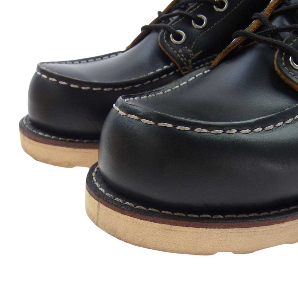 RED WING レッドウィング 9874 IRISH SETTER 6 MOC アイリッシュセッター 6インチ モック ブーツ ブラック系 24.5ｃｍ【中古】
