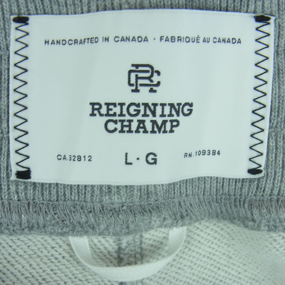 REIGNING CHAMP レイニングチャンプ #2692 SLIM SWEATPANT スリム スウェット パンツ コットン グレー系 L【中古】