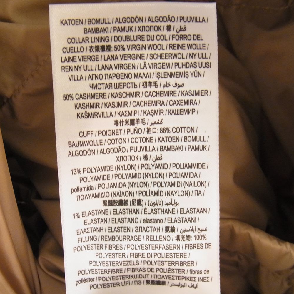 BURBERRY バーバリー 8045182 デタッチャブルスリーブ 4way フーデッド パファージャケット ダウンジャケット ライトブラウン系 M【中古】