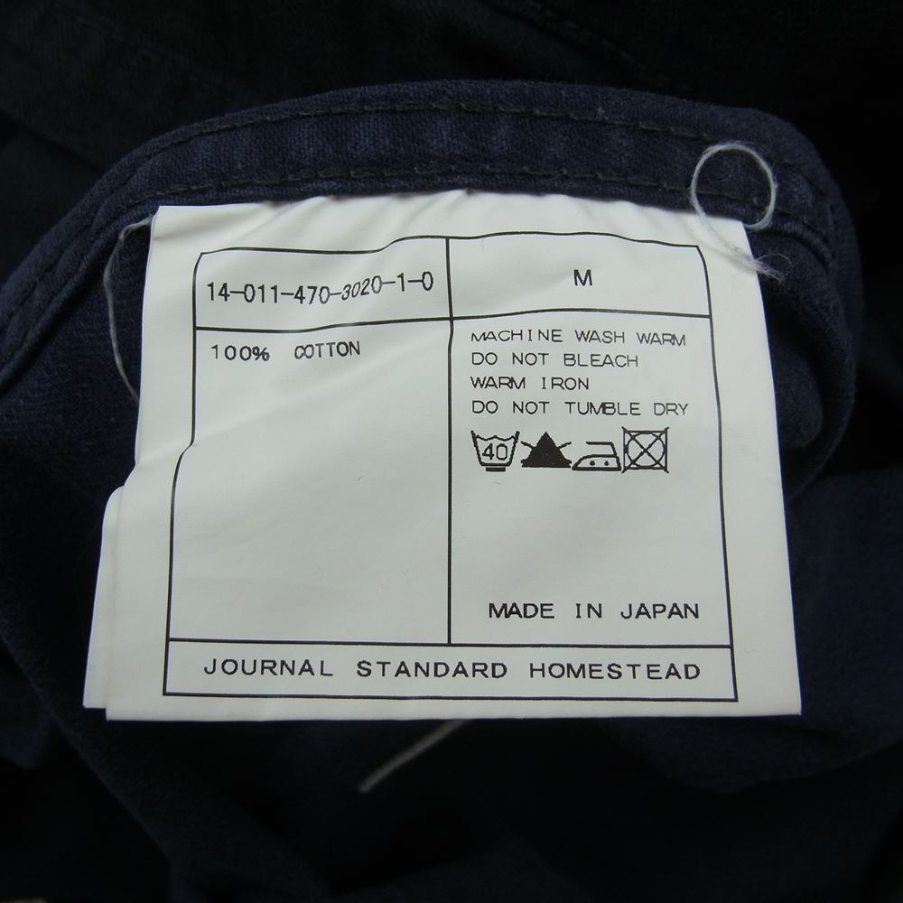 JOURNAL STANDARD ジャーナルスタンダード 14-011-470-3020 JS Homestead ホームステッド HBT カバーオール ネイビー系 M【中古】