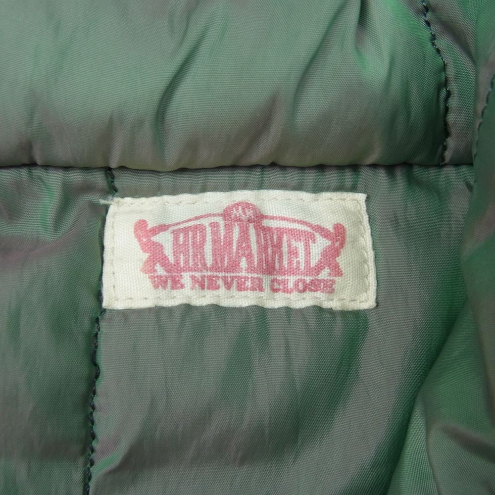 HOLLYWOOD RANCH MARKET ハリウッドランチマーケット H.R.MARKET HBT 中綿 JKT ヘリンボーン ダック コットン フーデッド ジャケット ベージュ系 3【中古】