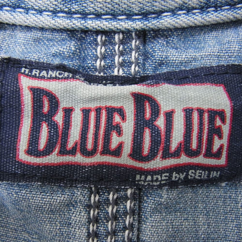 BLUE BLUE ブルーブルー デニム カバーオール ジャケット インディゴブルー系 2【中古】
