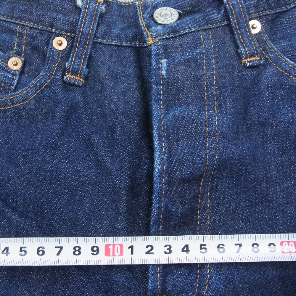 リゾルト 710 ボタンフライ 5ポケット デニムパンツ ジーンズ インディゴブルー系 31【中古】