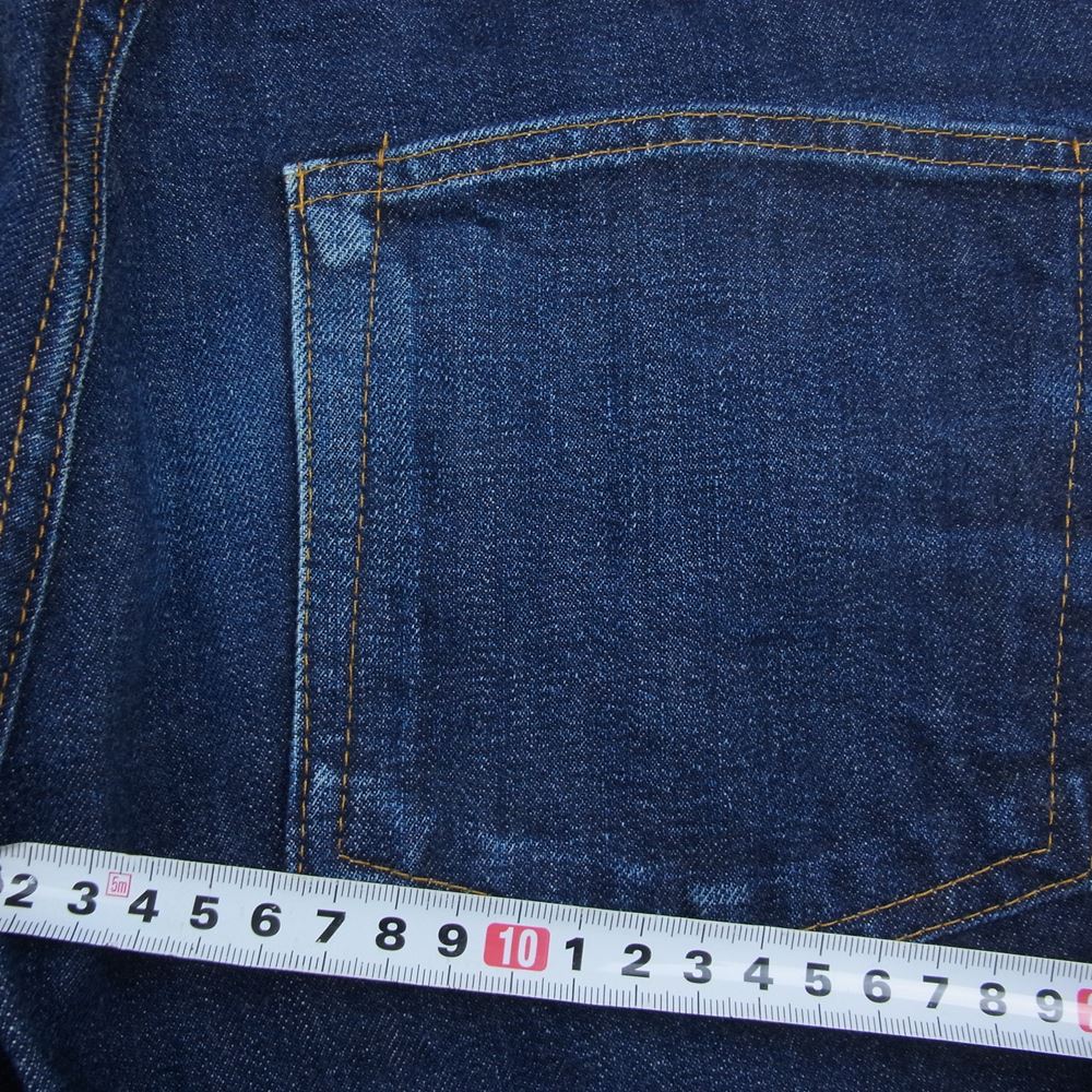 リゾルト 710 ボタンフライ 5ポケット デニムパンツ ジーンズ インディゴブルー系 31【中古】