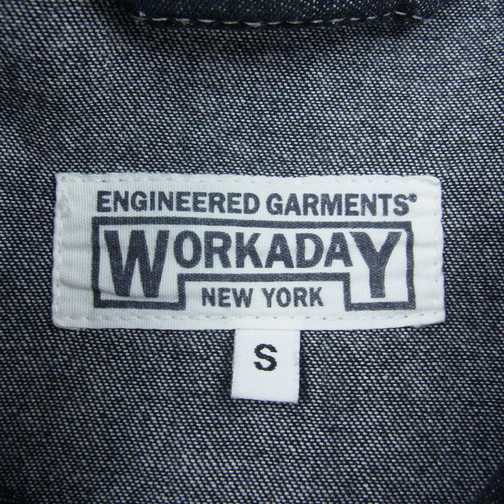 Engineered Garments エンジニアードガーメンツ WORKADAY ワーカデイ カバーオール デニムシャツ ブラック系 S【中古】