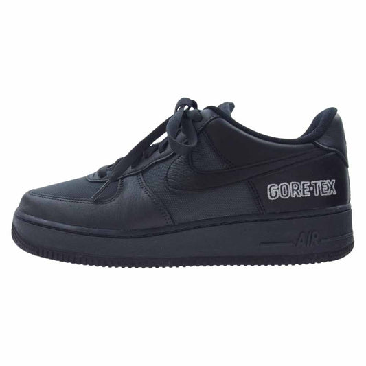 NIKE ナイキ CT2858-001 Air Force 1 Low Gore-Tex Black AF1 エアフォース1 ロー ゴアテックス ブラック スニーカー ブラック系 27cm【中古】