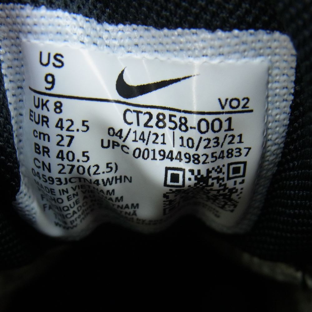NIKE ナイキ CT2858-001 Air Force 1 Low Gore-Tex Black AF1 エアフォース1 ロー ゴアテックス ブラック スニーカー ブラック系 27cm【中古】