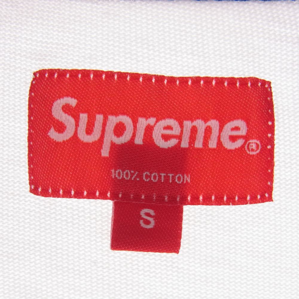 Supreme シュプリーム 16SS S/S Rugby Shirt ラグビーシャツ 半袖 ブラック系 ホワイト系 S【中古】