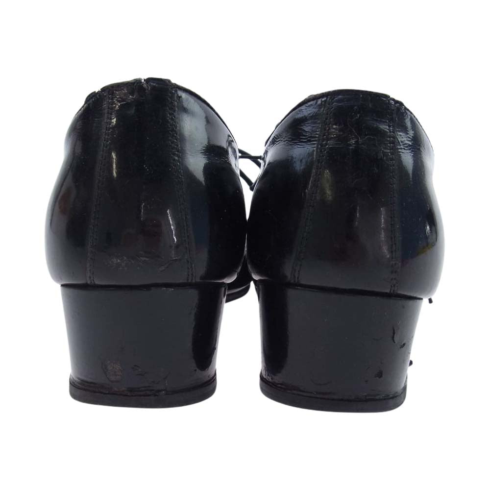 DIOR HOMME ディオールオム エディ期 タンゴヒール シューズ エナメル ブラック系 7E【中古】