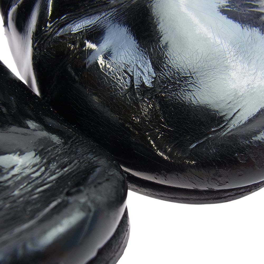 DIOR HOMME ディオールオム エディ期 タンゴヒール シューズ エナメル ブラック系 7E【中古】