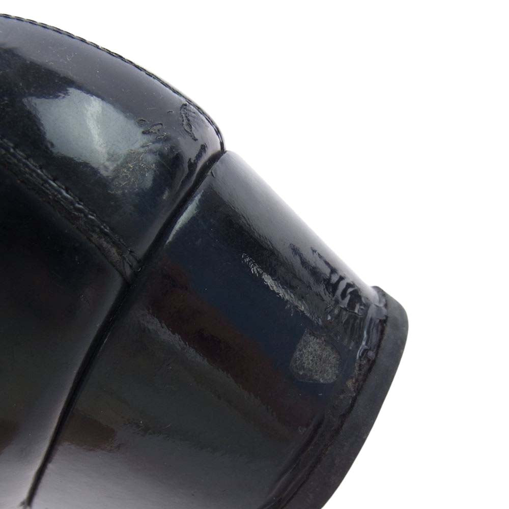 DIOR HOMME ディオールオム エディ期 タンゴヒール シューズ エナメル ブラック系 7E【中古】