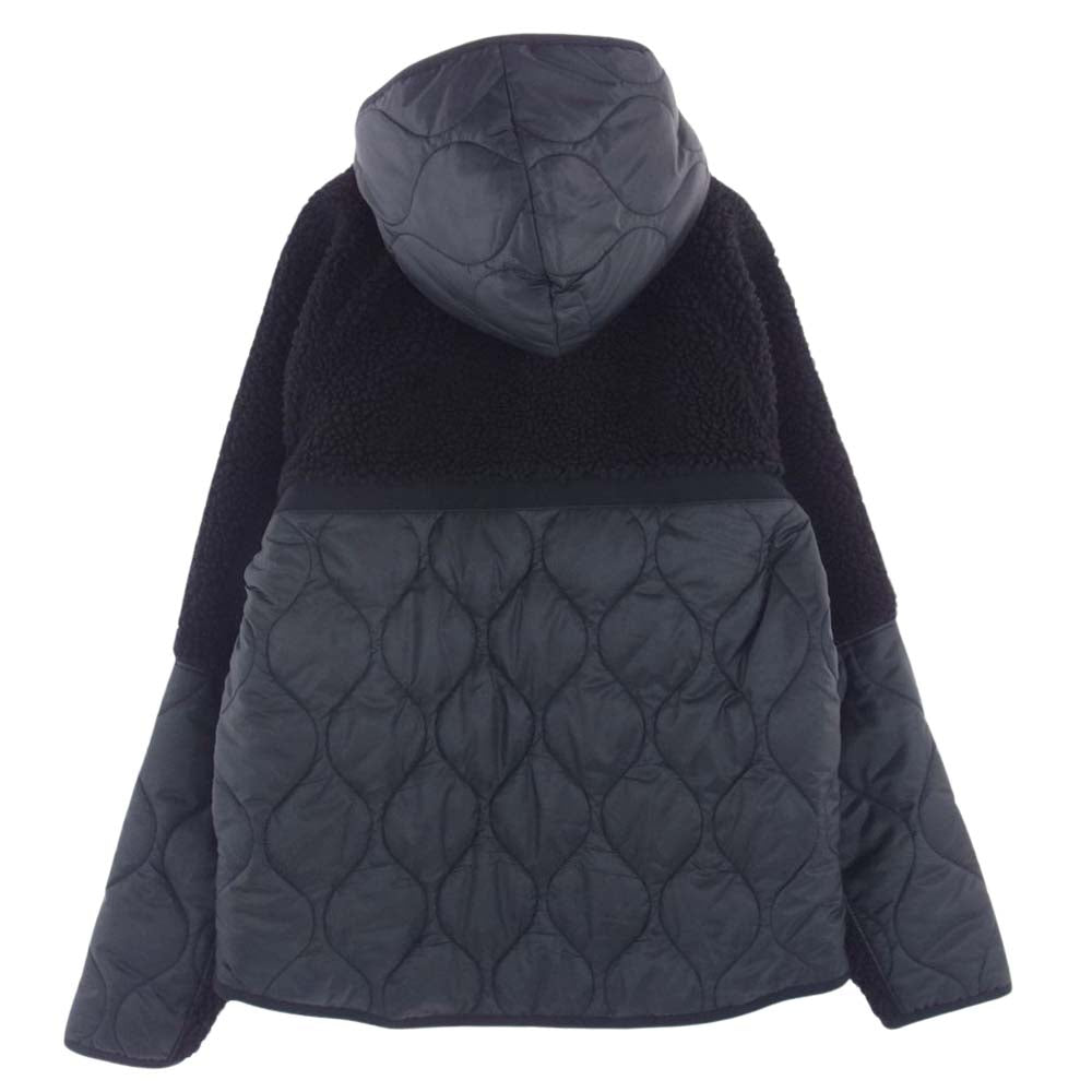NIKE ナイキ CU4447-010 nikeロゴ ボアフリース キルティング ジャケット ブラック系 XL【美品】【中古】