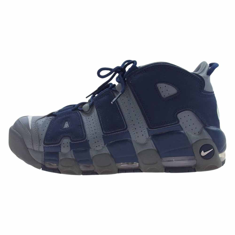 NIKE ナイキ 921948-003 Air More Uptempo 96 Cool Grey/White/Midnight Navy エアモアアップテンポ スニーカー  ネイビー系 27.5cm【中古】
