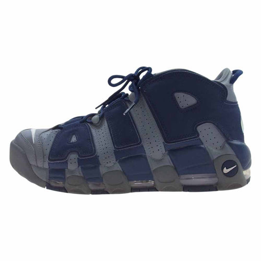 NIKE ナイキ 921948-003 Air More Uptempo 96 Cool Grey/White/Midnight Navy エアモアアップテンポ スニーカー  ネイビー系 27.5cm【中古】