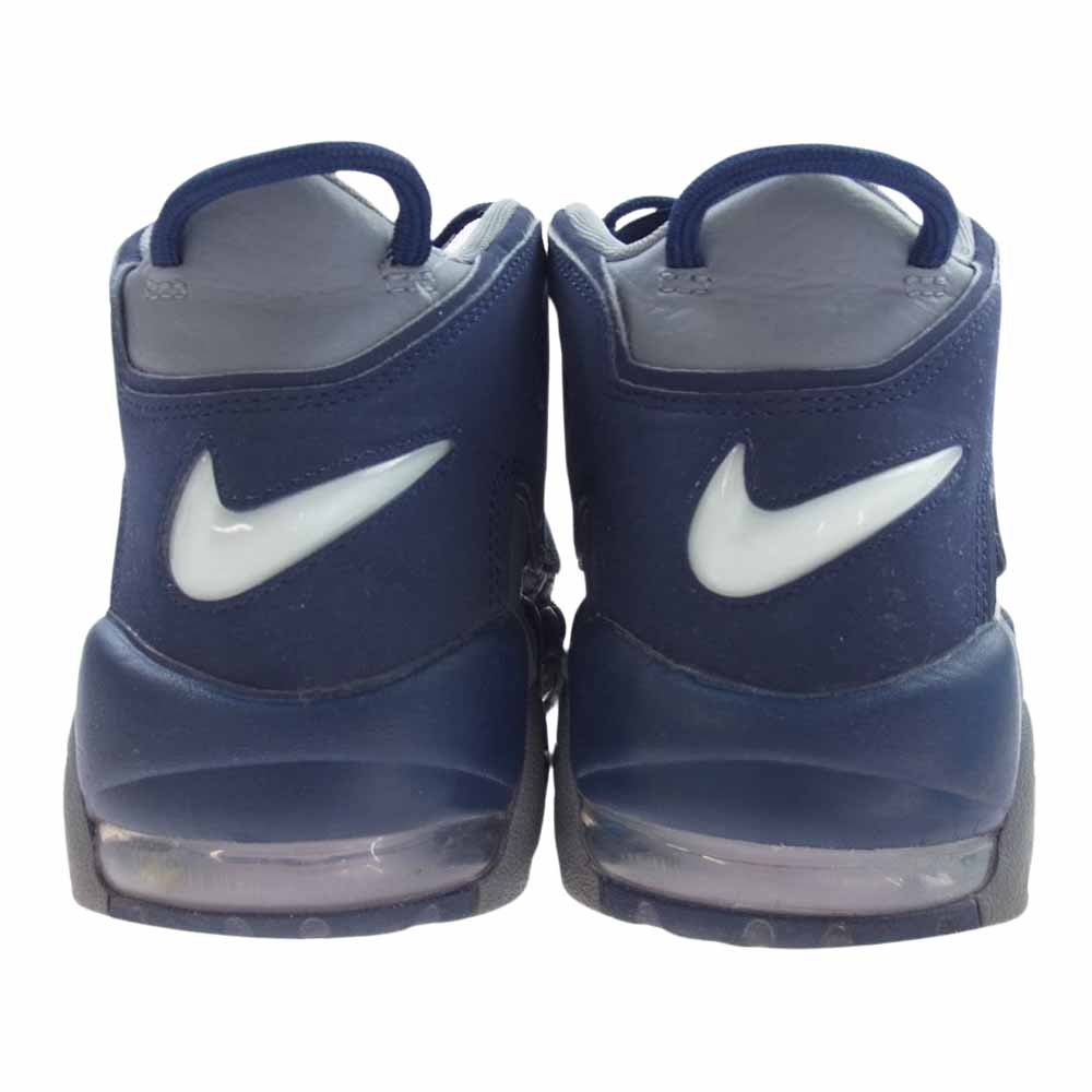 NIKE ナイキ 921948-003 Air More Uptempo 96 Cool Grey/White/Midnight Navy エアモアアップテンポ スニーカー  ネイビー系 27.5cm【中古】