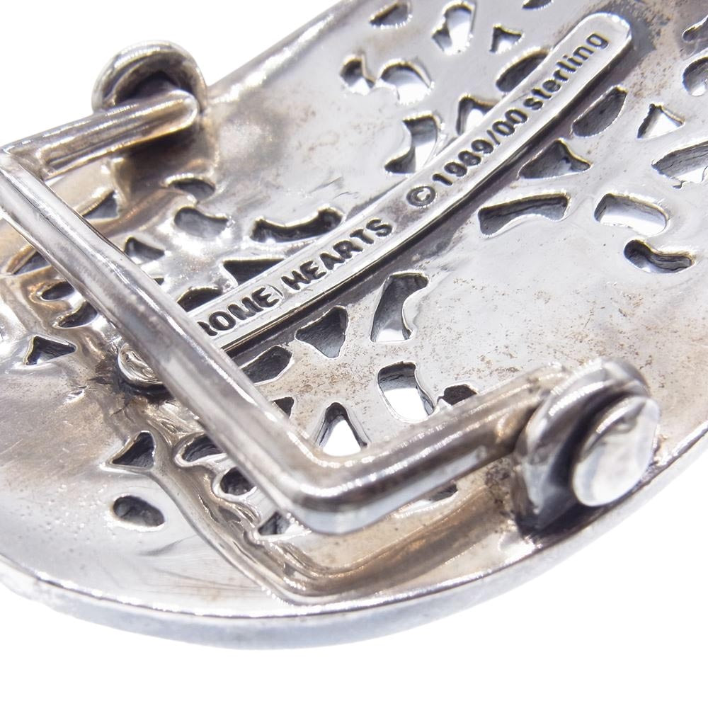 CHROME HEARTS クロムハーツ（原本有） BUCKL OVAL 1.5 クラシックオーバル クロス ベルトバックル シルバー系【中古】