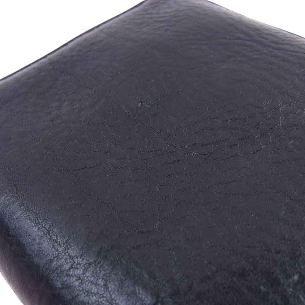 CHROME HEARTS クロムハーツ（原本無） REC F ZIP PLANE ラウンドジップ レザー ウォレット ブラック系【中古】