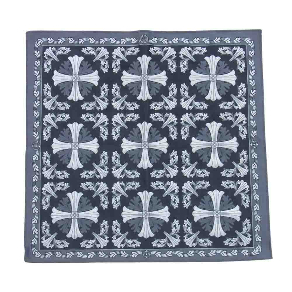 CHROME HEARTS クロムハーツ（原本無） BONENNOISSEUR II テンプルCHクロス ハーフリム 眼鏡 サングラス アイウェアケース＆眼鏡拭き付属 ブラック系【中古】
