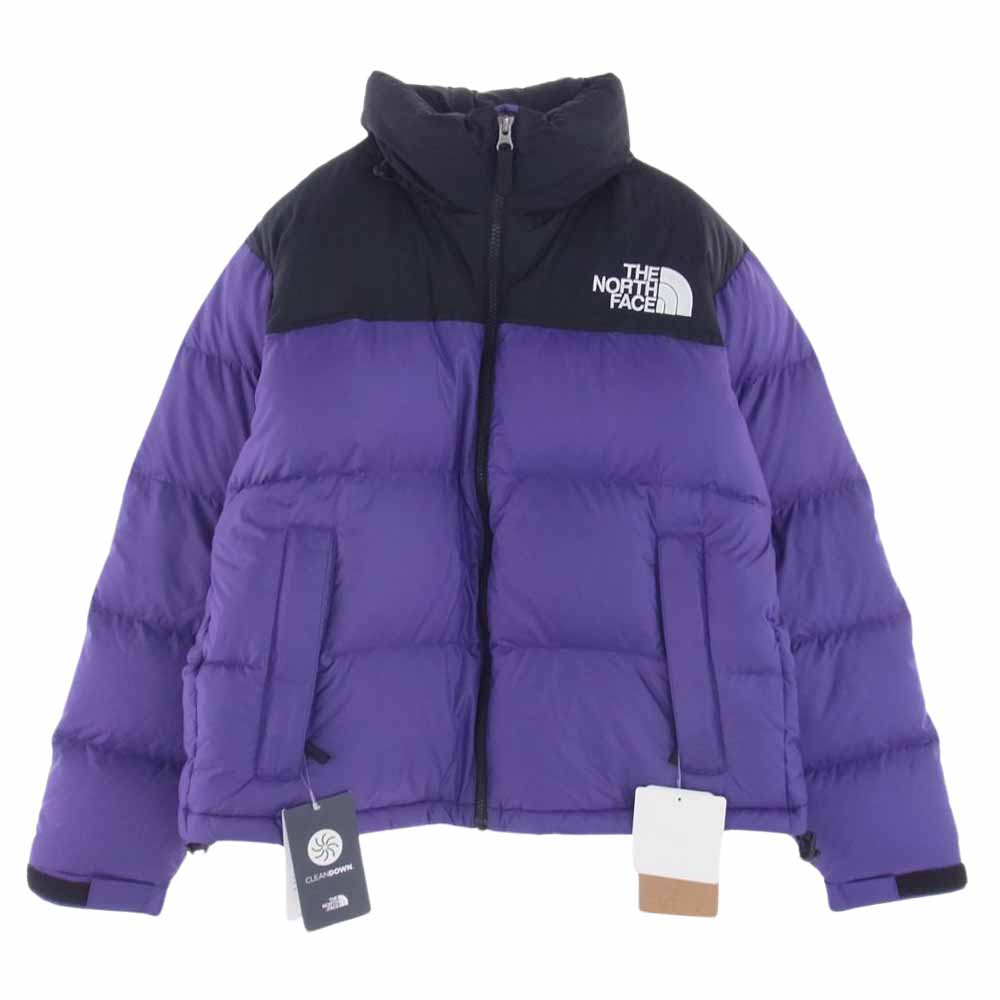 THE NORTH FACE ノースフェイス NDW91952 SHORT NUPTSE JACKET ショート ヌプシ ジャケット ピークパープル ブラック系 パープル系 M【新古品】【未使用】【中古】