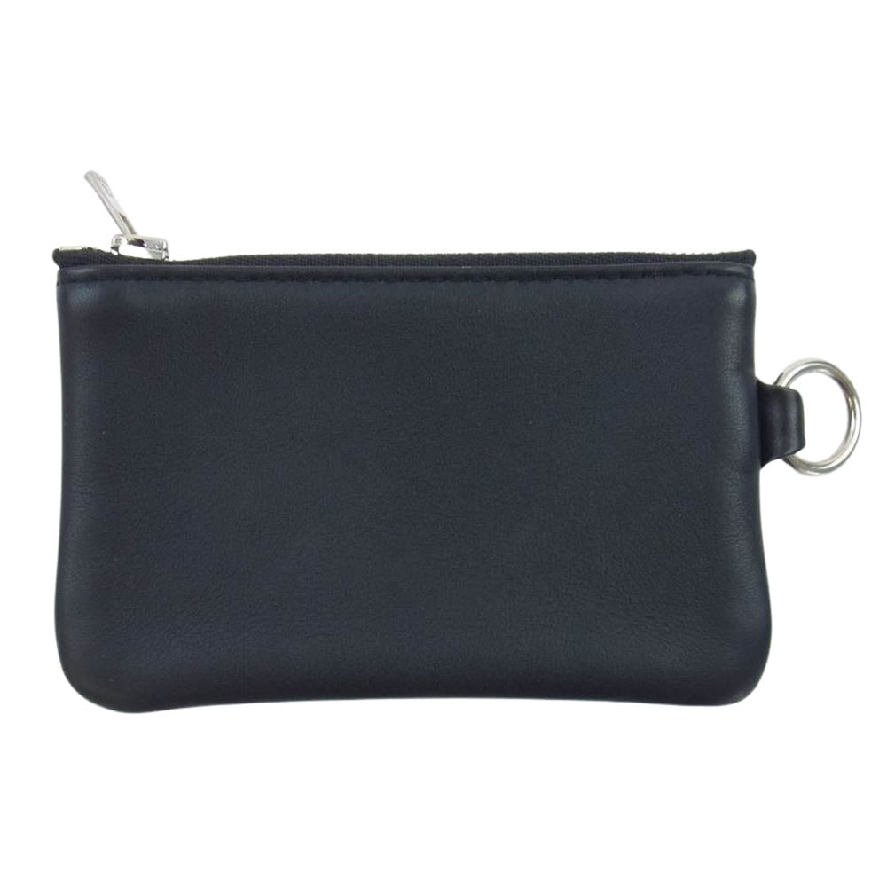 WILDSWANS ワイルドスワンズ MONTPARNASSE MP-FLAT(S) レザー コインケース ブラック系【中古】