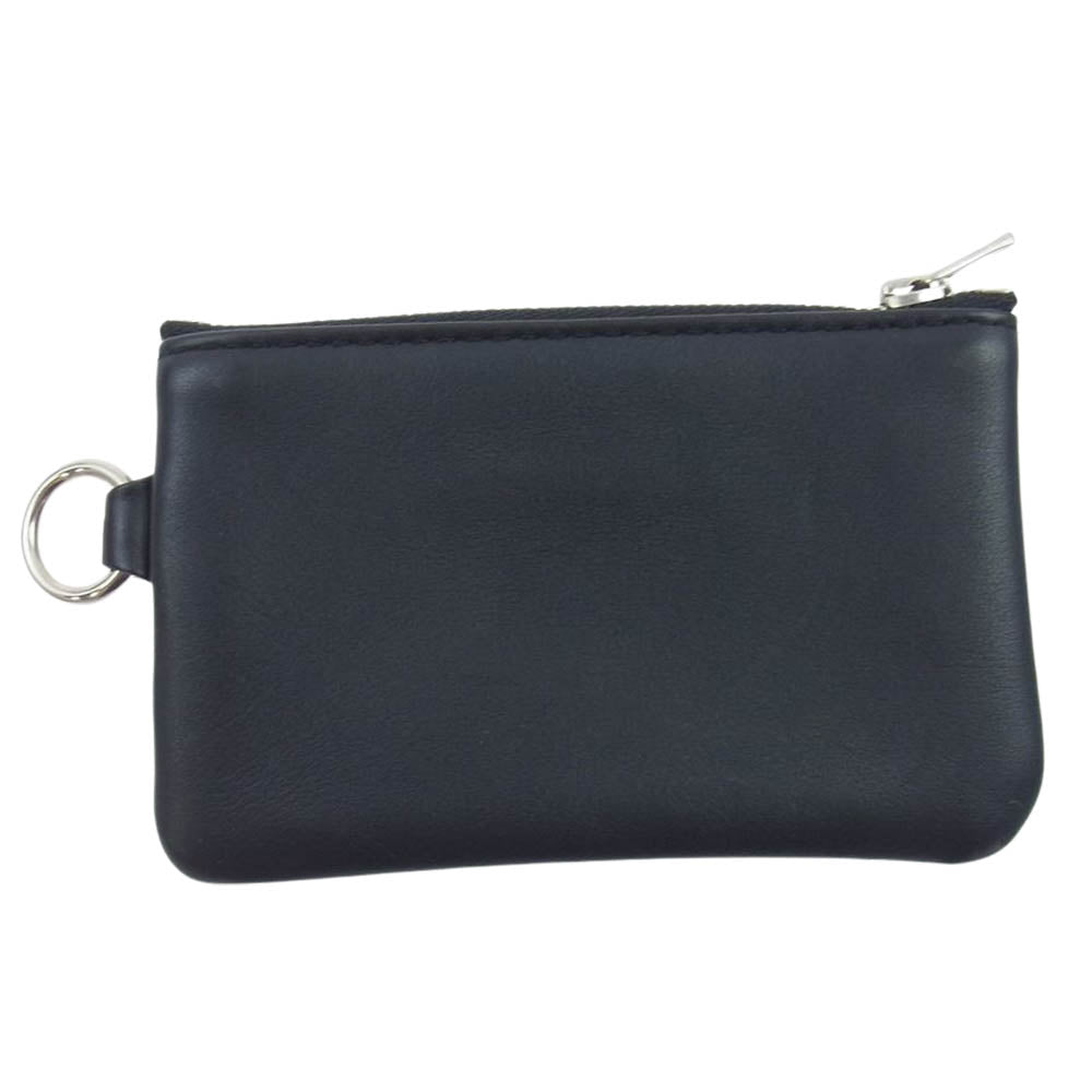 WILDSWANS ワイルドスワンズ MONTPARNASSE MP-FLAT(S) レザー コインケース ブラック系【中古】