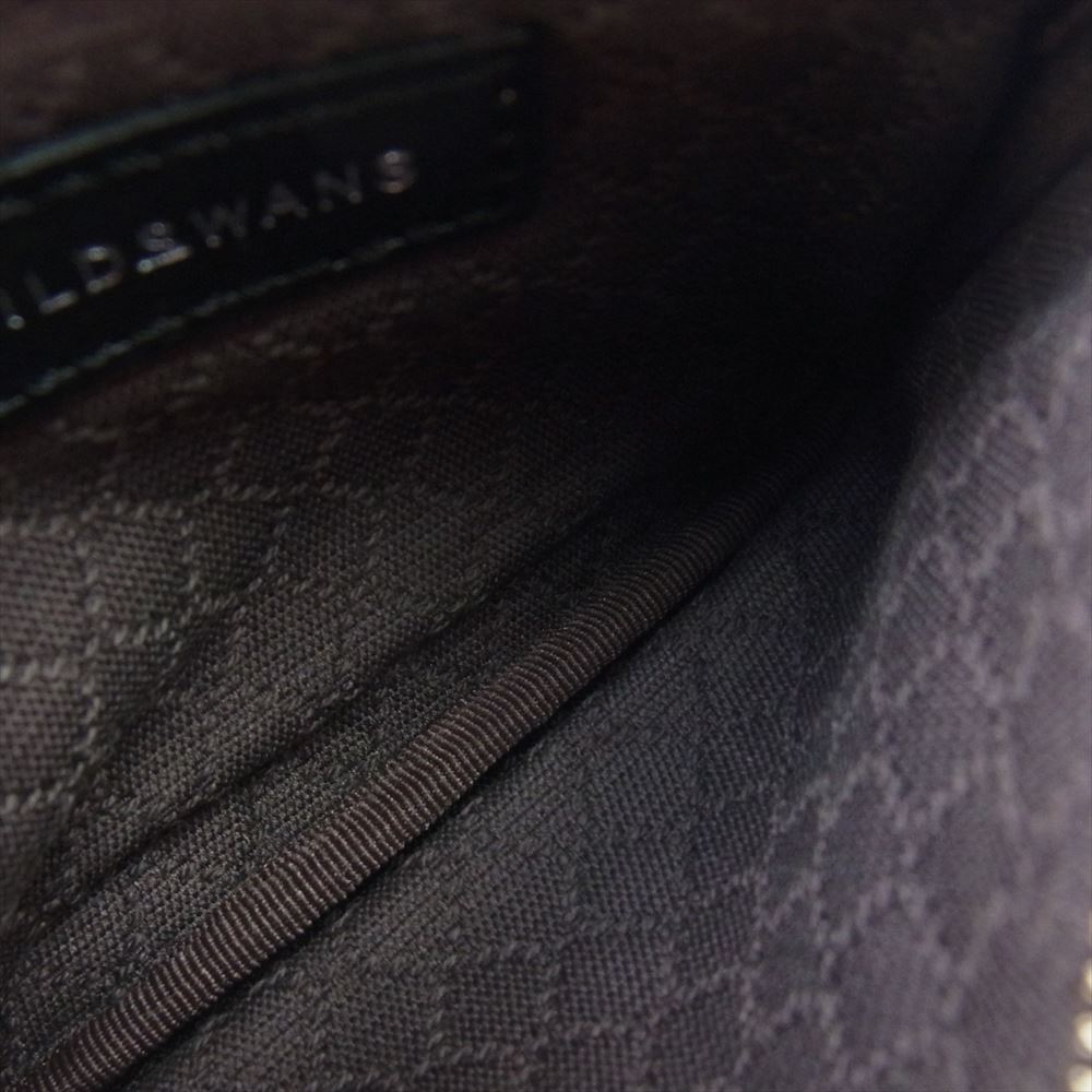 WILDSWANS ワイルドスワンズ MONTPARNASSE MP-FLAT(S) レザー コインケース ブラック系【中古】