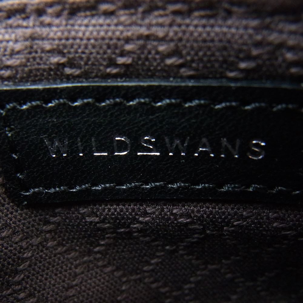 WILDSWANS ワイルドスワンズ MONTPARNASSE MP-FLAT(S) レザー コインケース ブラック系【中古】