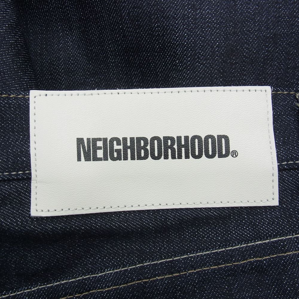NEIGHBORHOOD ネイバーフッド 23SS 231XBNH-PTM01 RIGID DENIM DP BASIC PANTS リジッド デニム ベーシック パンツ インディゴブルー系 S【極上美品】【中古】