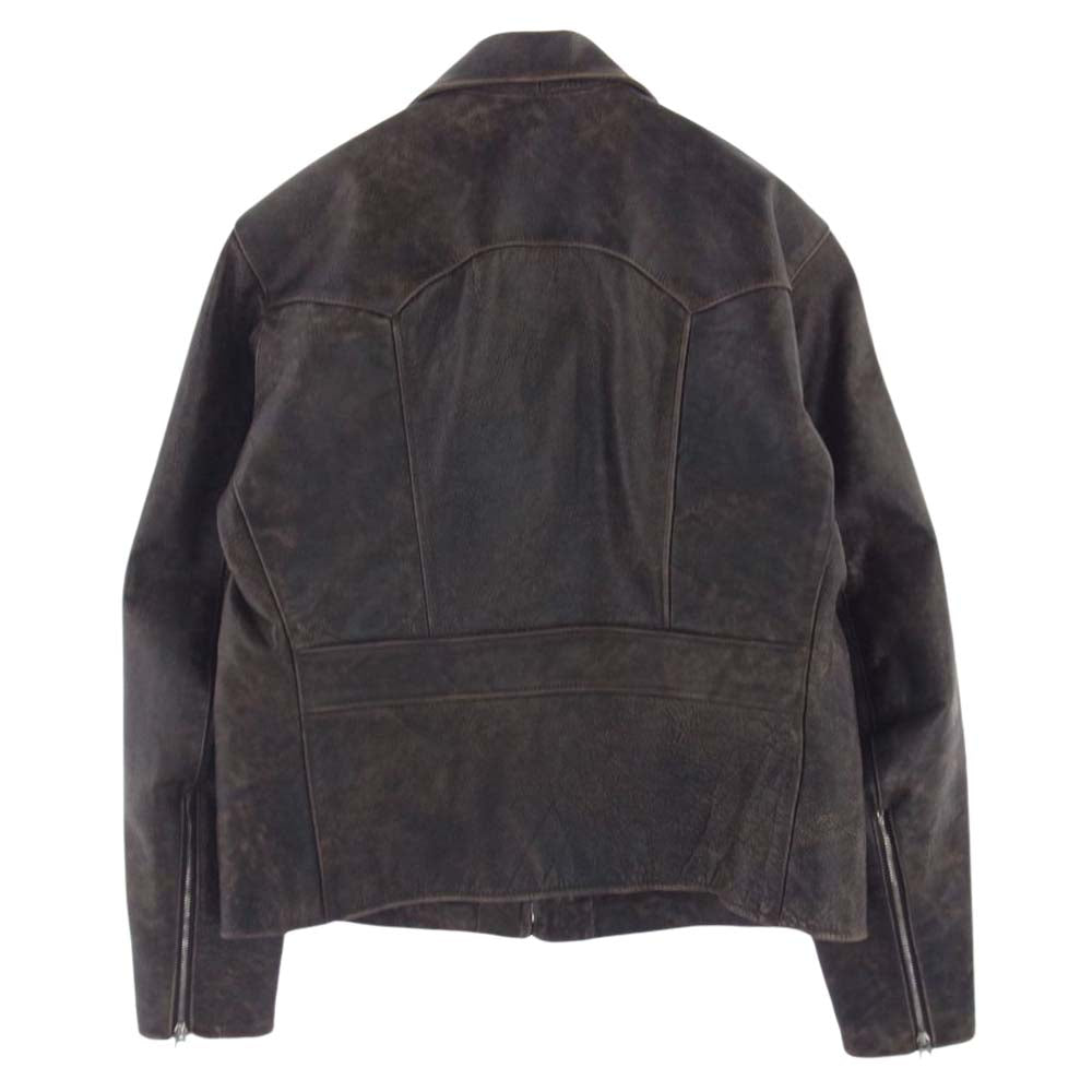 RRL ダブルアールエル カウレザー スポーツ ジャケット ブラウン系【中古】