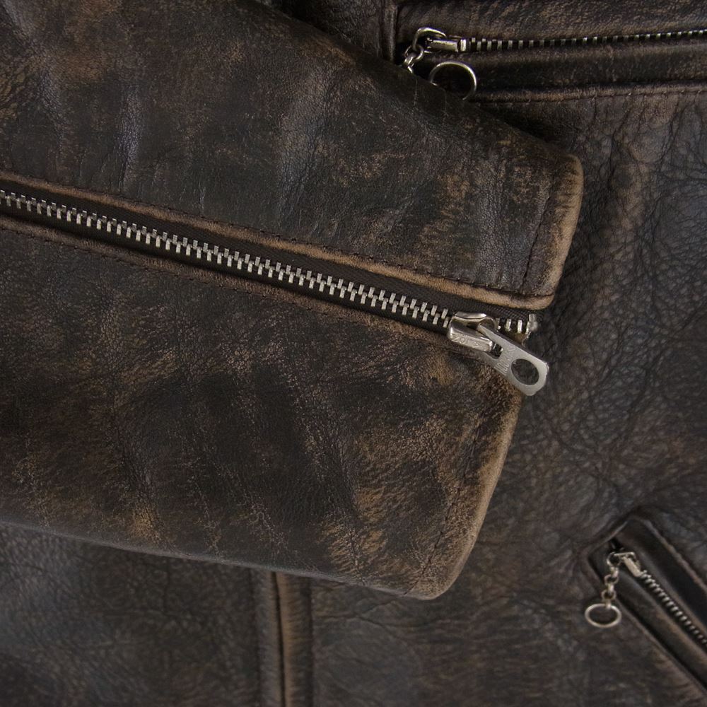 RRL ダブルアールエル カウレザー スポーツ ジャケット ブラウン系【中古】