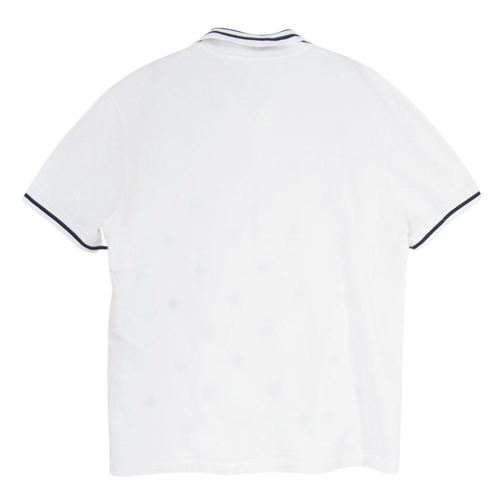 GUCCI グッチ 431039 ビー 刺繍 ポロ シャツ 半袖 ホワイト系 XL【中古】
