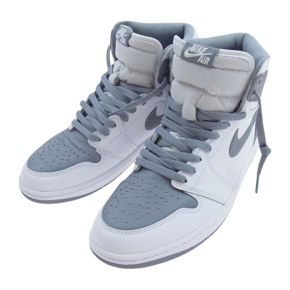 NIKE ナイキ 555088-037 Air Jordan 1 High OG Stealth AJ1エアジョーダン ハイ ステルス スニーカー ホワイト系 グレー系 28cm【新古品】【未使用】【中古】