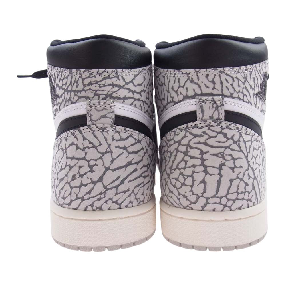 NIKE ナイキ DZ5485-052 Air Jordan 1 High OG White Cement AJ1 エアジョーダン ハイ ホワイト セメント スニーカー ホワイト系 グレー系 28cm【新古品】【未使用】【中古】