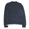 MAISON MARGIELA メゾンマルジェラ 22AW SI1HA0006 ④⑭ライン デストロイ加工 レイヤード Vネック カーディガン ダークグレー系 XL【新古品】【未使用】【中古】