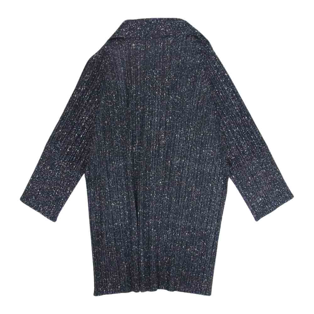 PLEATS PLEASE プリーツプリーズ イッセイミヤケ  PP92-JK042 プリーツ加工 総柄 シャツ ブラウス 半袖 ブラック系 3【中古】