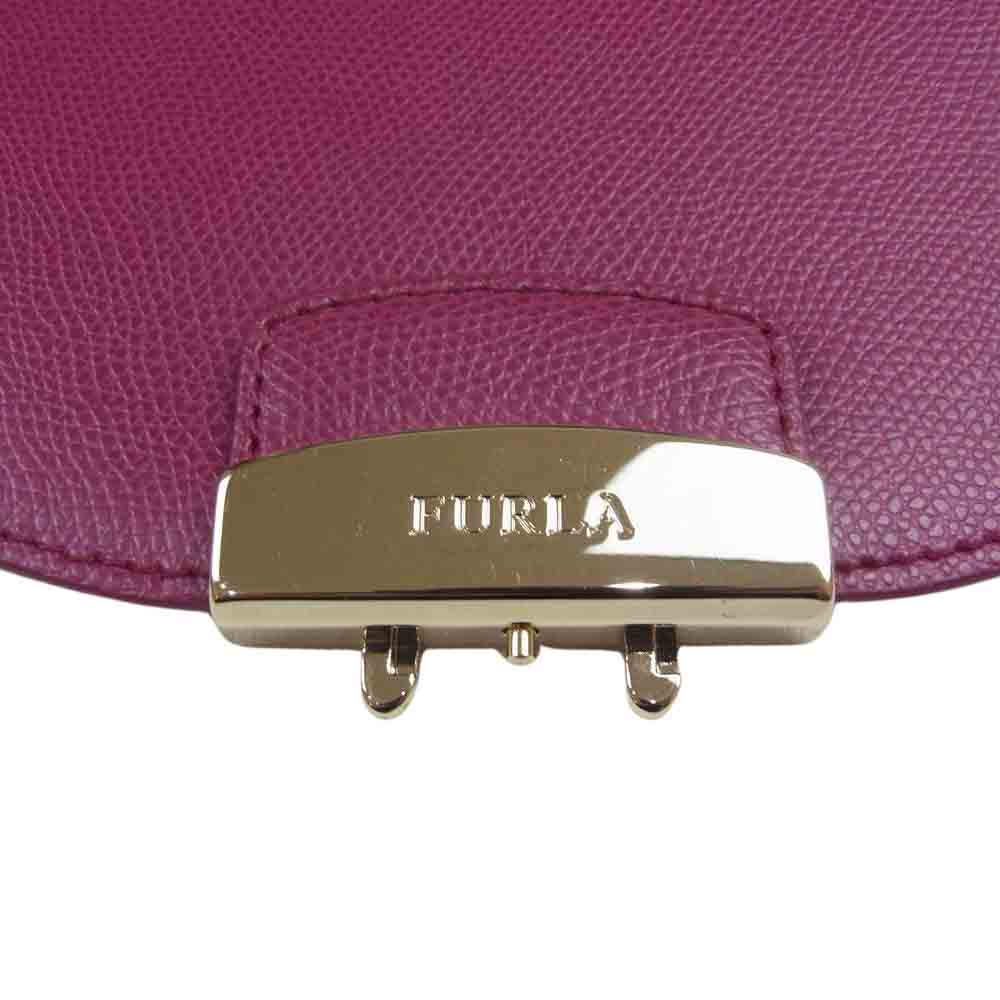 Furla フルラ メトロポリス用 カスタム レザー フラップ  ピンク系【中古】