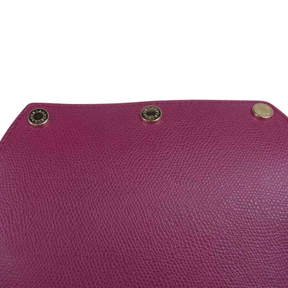 Furla フルラ メトロポリス用 カスタム レザー フラップ  ピンク系【中古】