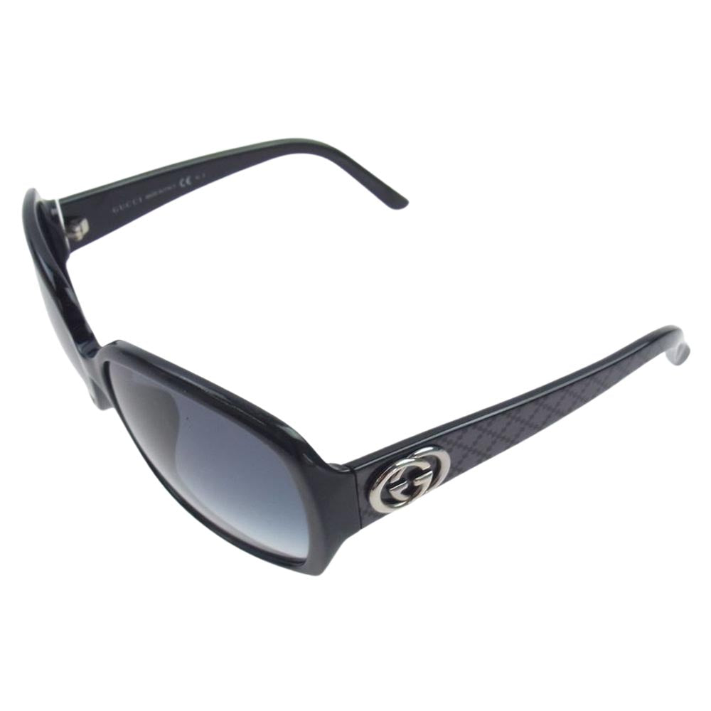 GUCCI グッチ 31788 GG テンプル サングラス ブラック系【中古】