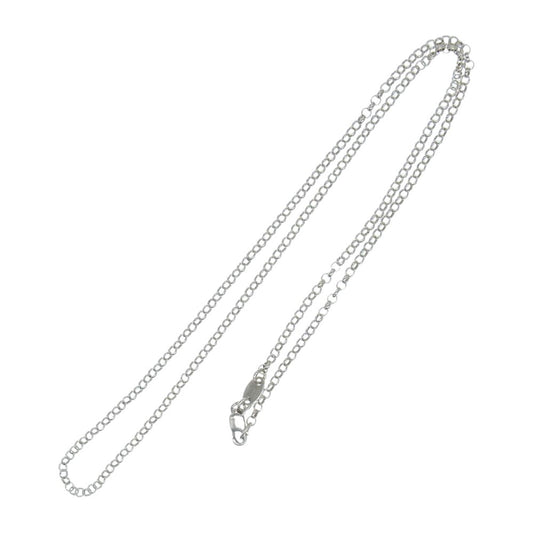 CHROME HEARTS クロムハーツ（原本無） 18inch 18インチ NECKCHAIN ロール チェーン ネックレス シルバー系【中古】