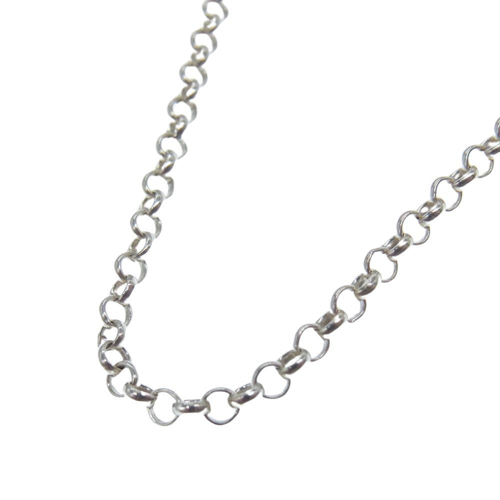 CHROME HEARTS クロムハーツ（原本無） 18inch 18インチ NECKCHAIN ロール チェーン ネックレス シルバー系【中古】